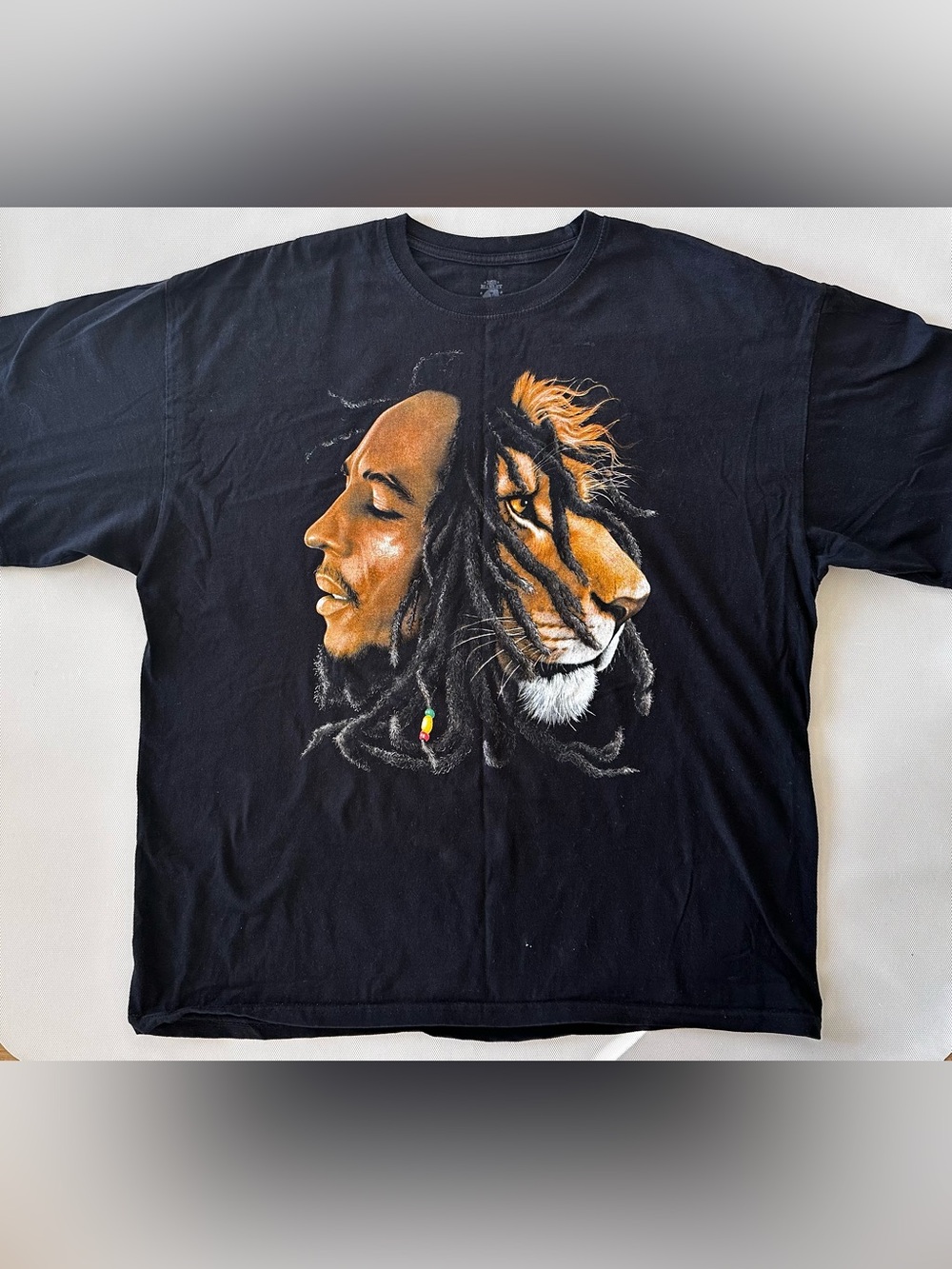 Bob Marley Lion Graphic T Shirt Men’s XXL Black